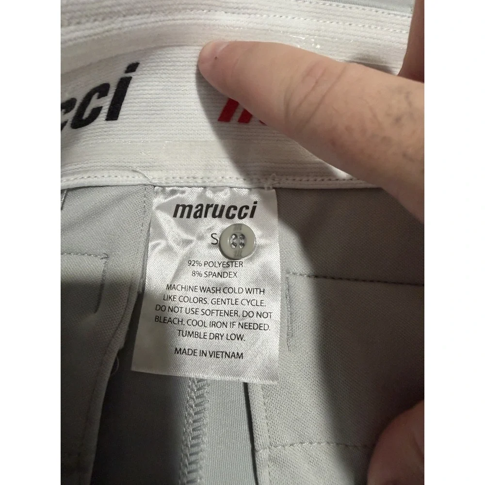 Marucci short baseball pants grey,‎ adult small, unisex